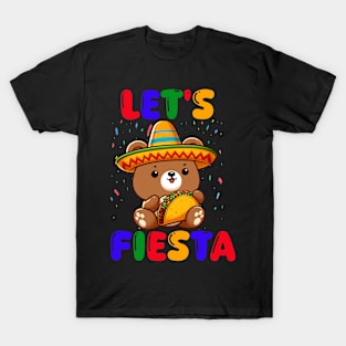 Let's Fiesta Taco Bear T-Shirt